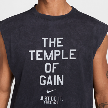 Tielko Nike Nike Sleeveless T-Shirt "The Temple Of Gain" Čierna | HJ3687-010, 4