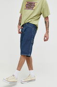 Labored Denim Utility Shorts