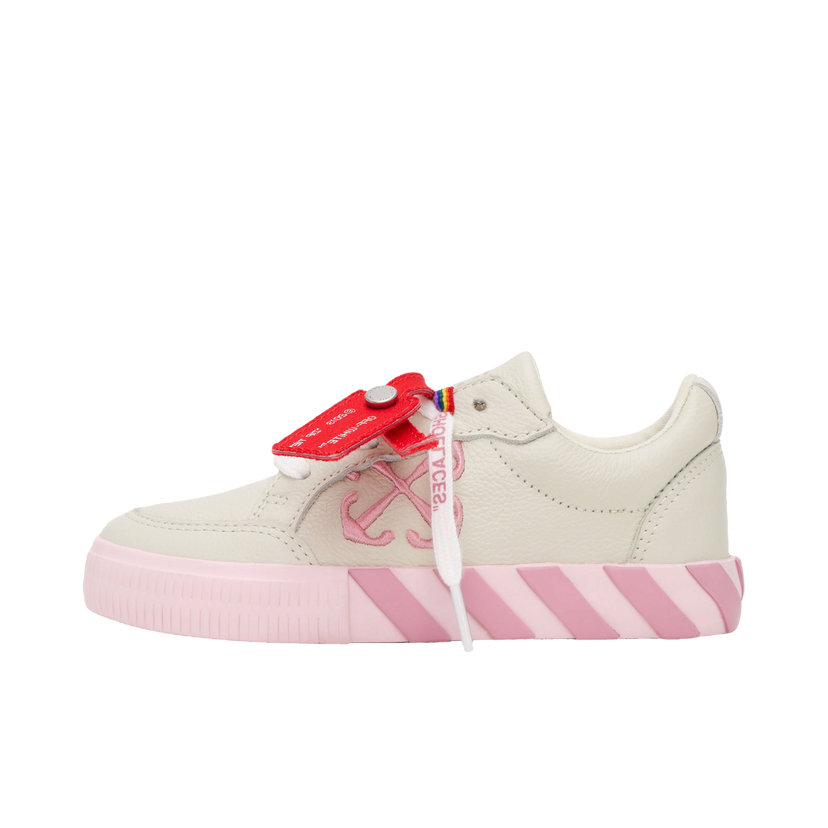 Tenisky a topánky Off-White Low Vulcanized Full Leather Béžová | OGIA001F24LEA0010330