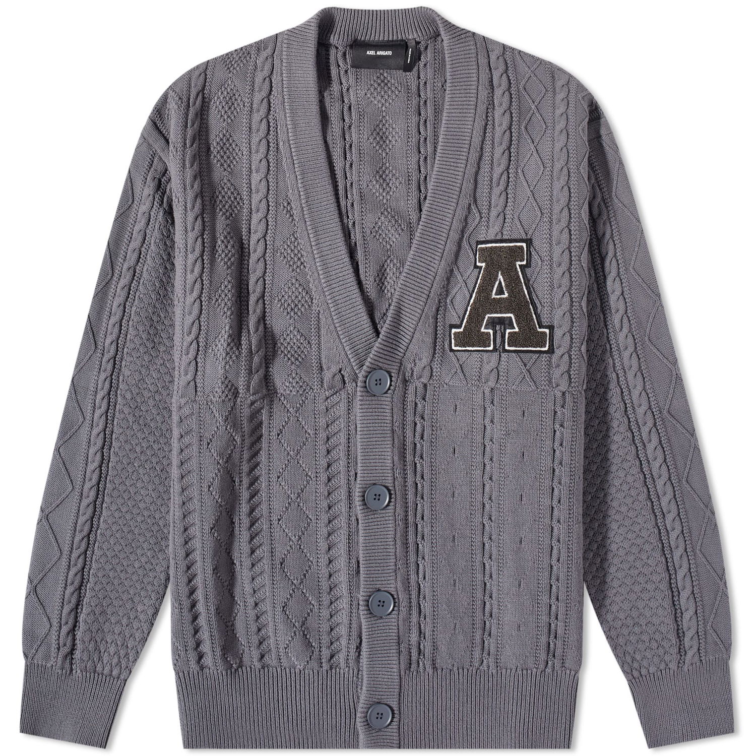 Sveter AXEL ARIGATO Alpha Cardigan Šedá | A0961002, 0