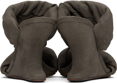 Starostlivosť o obuv Rick Owens Rick Owens Porterville Cantilever 8 Twisted Heeled Sandals Šedá | RP01E7803 LBA, 1
