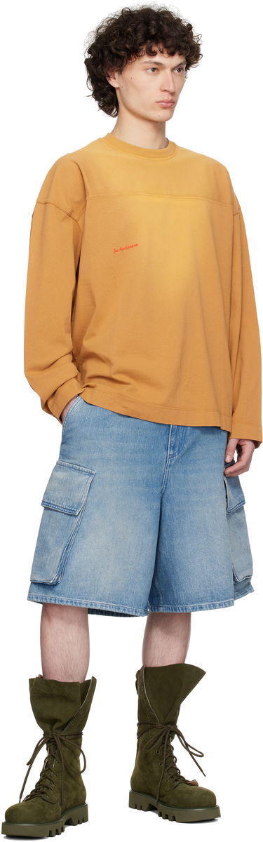 Sveter JW Anderson JW Anderson Long Sleeve T-Shirt Žltá | JT0290-PG1800, 3
