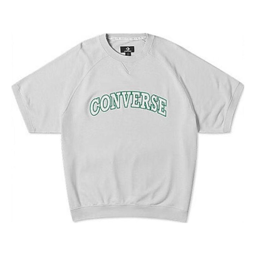 Sveter Converse Retro Chuck Crew T-Shirt Šedá | 10026428-A03
