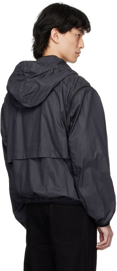 Vetrovka LEMAIRE LEMAIRE Zip Hooded Jacket Čierna | OW1061 LF1243, 2