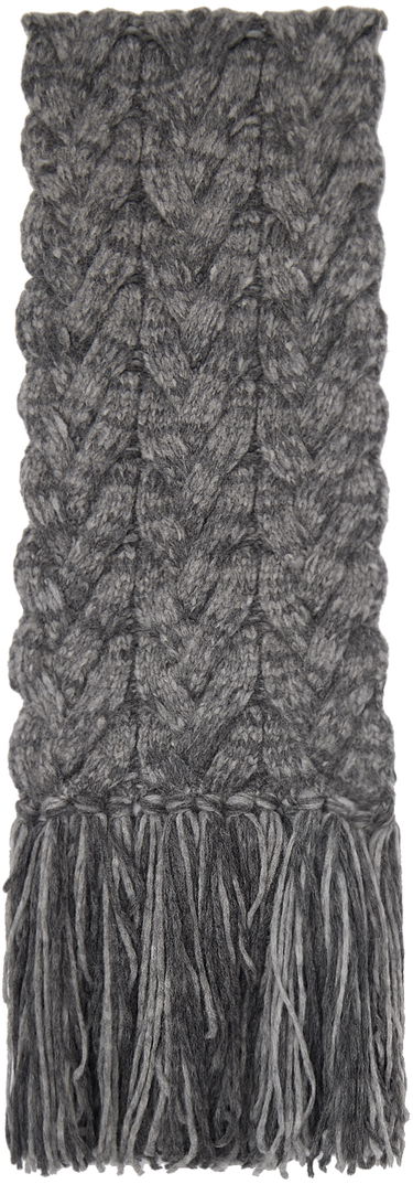 Šál Stella McCartney Stella McCartney Tassel Knit Scarf Šedá | 6K08533S2516, 0