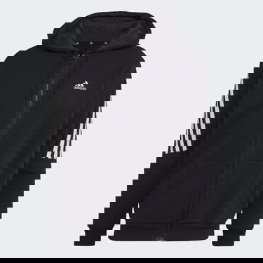 Mikina adidas Performance Future Icons 3-Stripes Full-Zip Hoodie Čierna | HK4568, 3