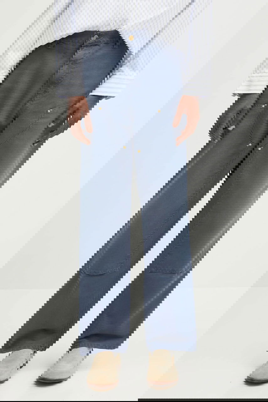 Nohavice Carhartt WIP Double Knee Pant Modrá | I034796.2OT4O, 0