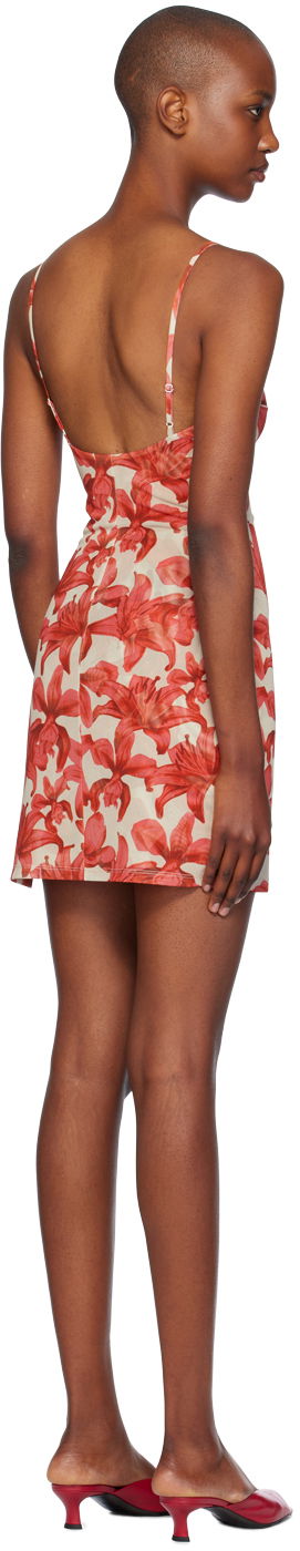 Šaty Miaou Miaou Anya Floral Print Mini Dress Červená | 5026PM1OAL, 2