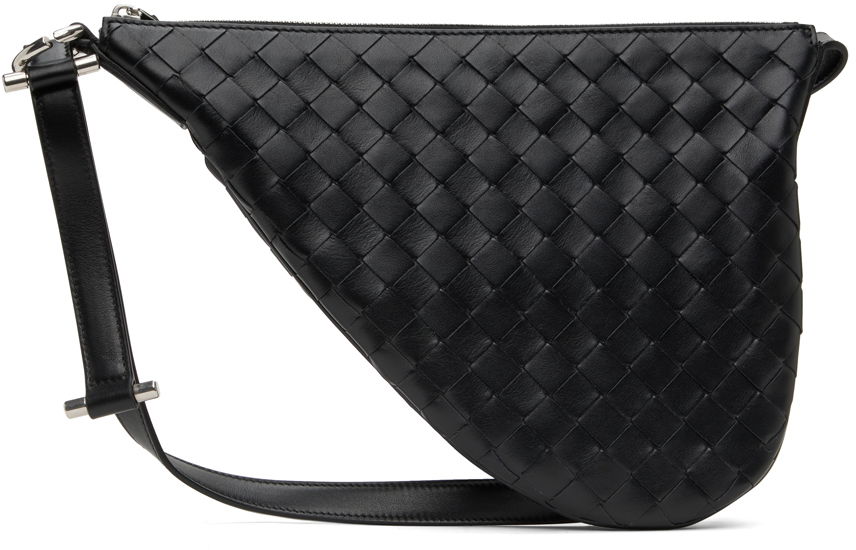 Taška cez rameno Bottega Veneta Bottega Veneta Small Virgule Crossbody Bag Čierna | 755863 V2HL1, 0