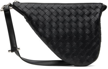 Taška cez rameno Bottega Veneta Bottega Veneta Small Virgule Crossbody Bag Čierna | 755863 V2HL1, 0