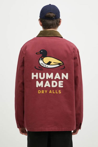 Bunda Human Made Hunting Oversized Jacket Červená | HM28JK030, 2