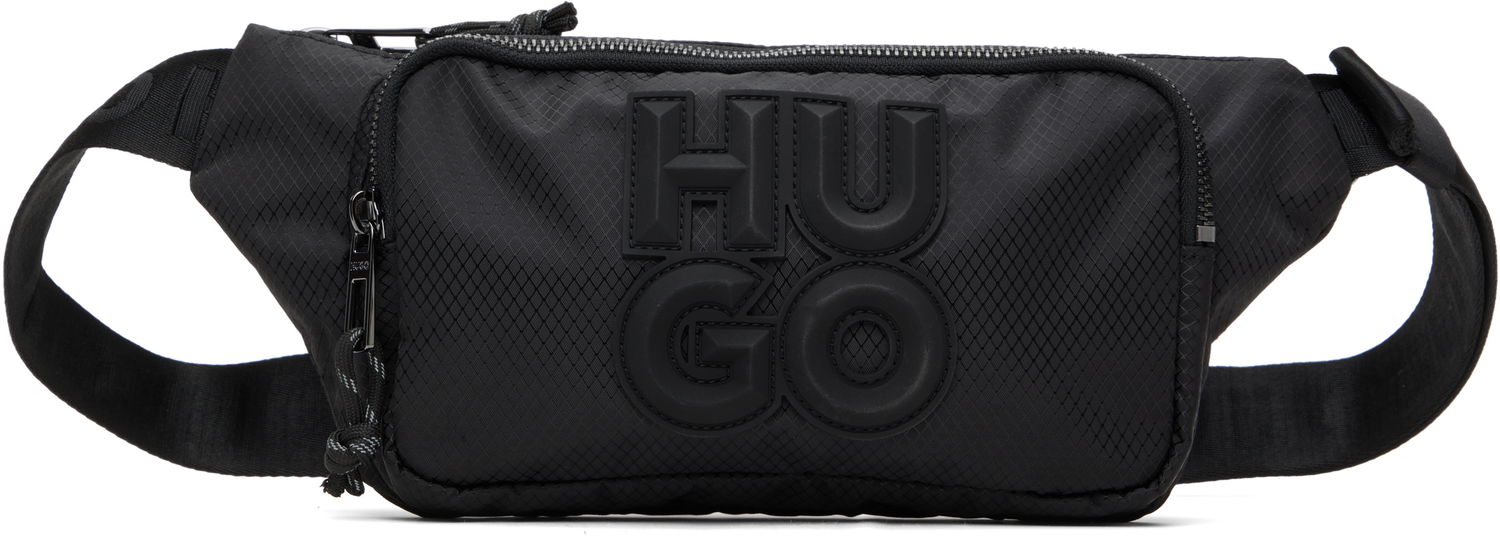 Ľadvinka BOSS HUGO Stacked Logo Belt Bag Čierna | 50536030, 0