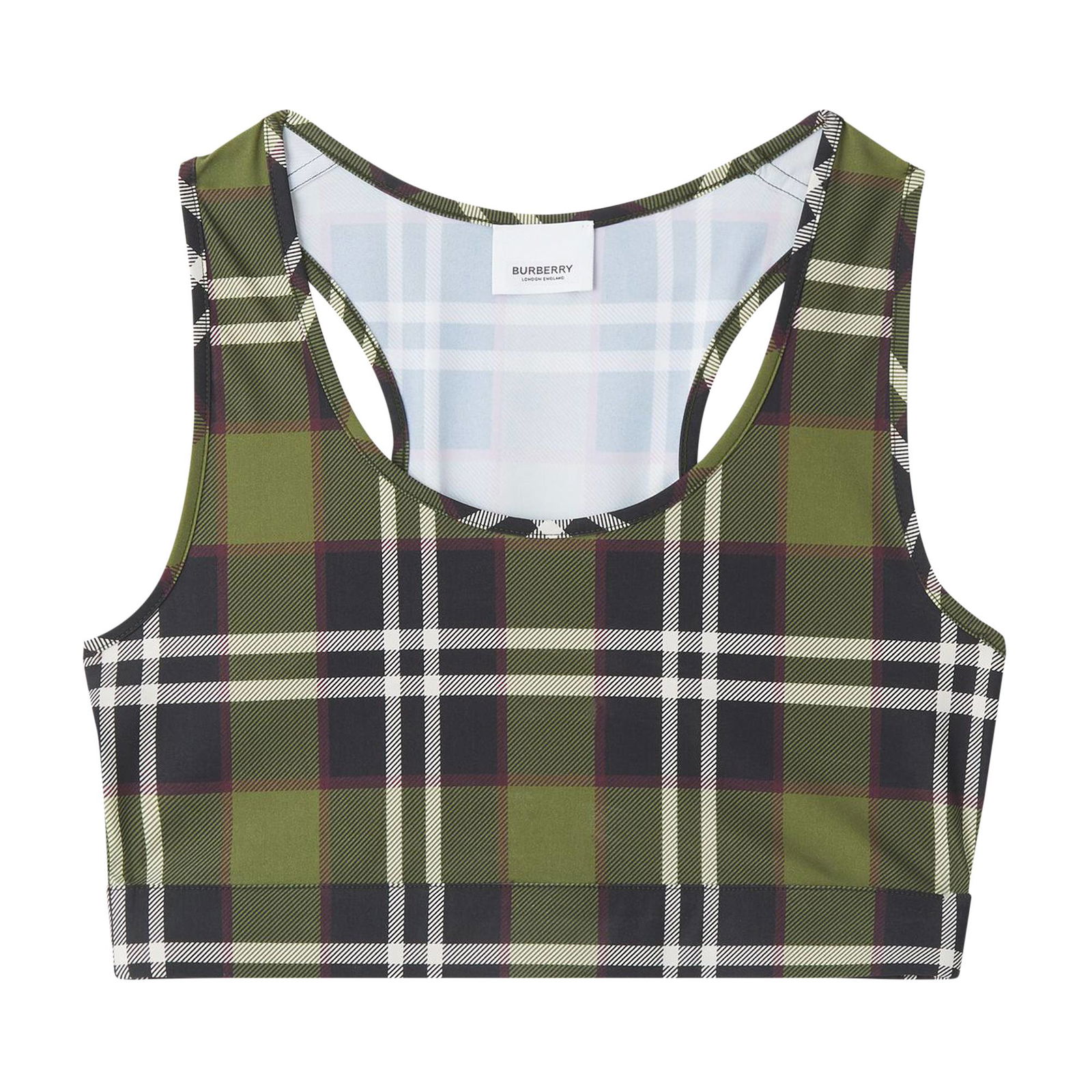 Vintage Check Crop Top