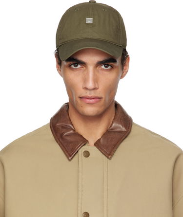 Šiltovka Acne Studios Acne Studios Stud Logo Baseball Cap Zelené | C40389-, 0