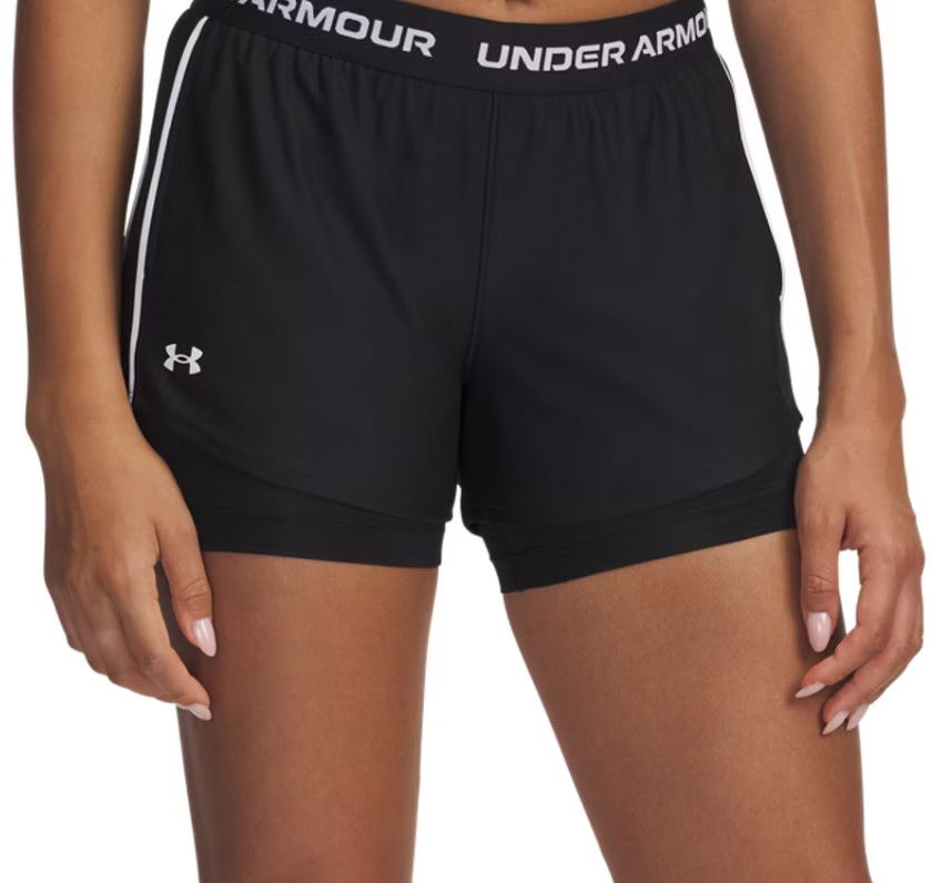 Šortky Under Armour Under Armour Tech Play Up 2-in-1 Training Shorts Čierna | 1389895-001, 0
