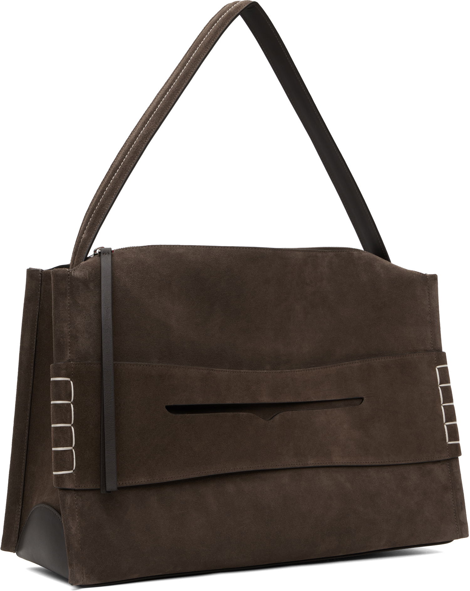 Taška cez rameno JW Anderson JW Anderson Large Loafer Suede Shoulder Bag Hnedá | HB0717-LA0364, 1