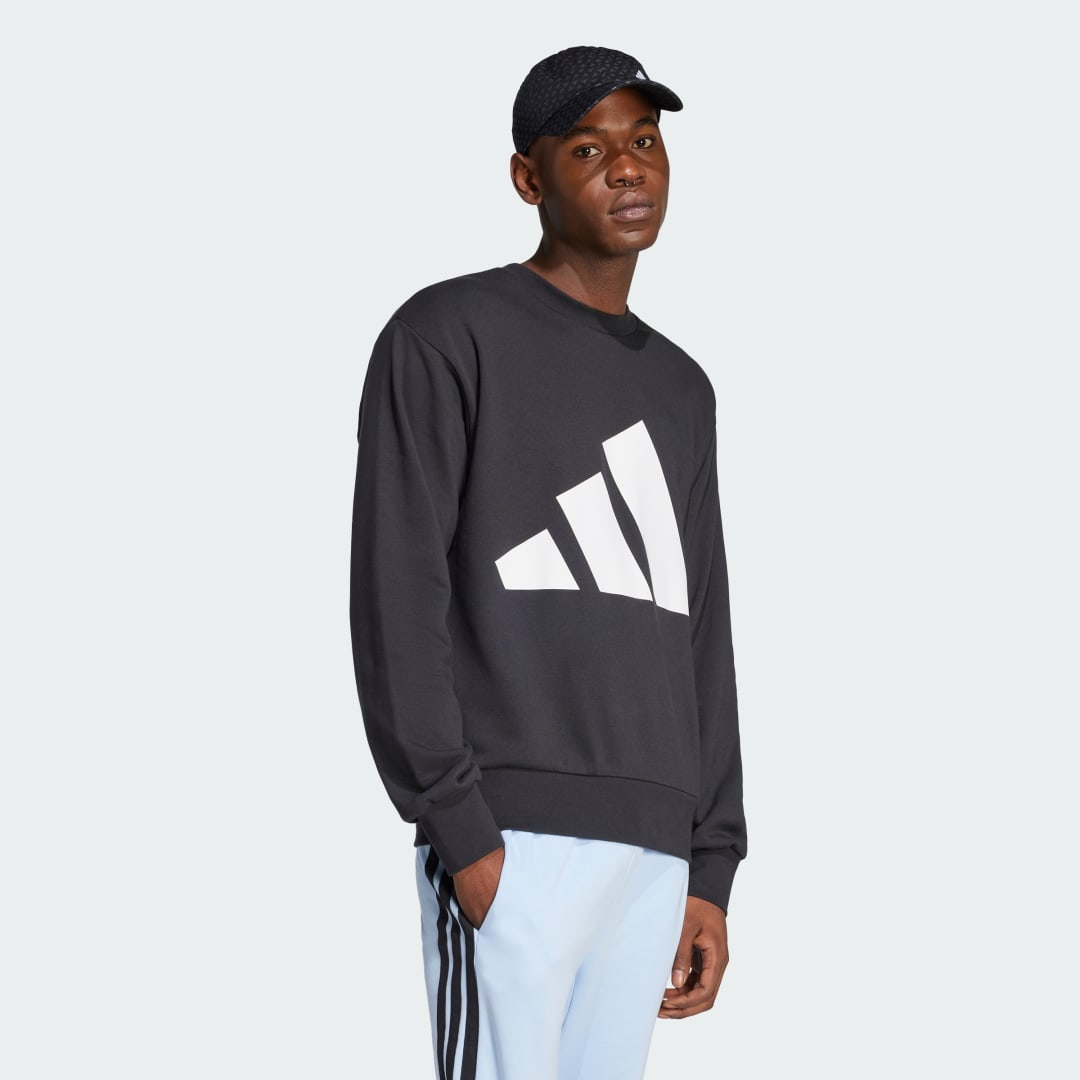 Mikina adidas Performance Essentials Big Logo Sweatshirt Čierna | JE8949, 1