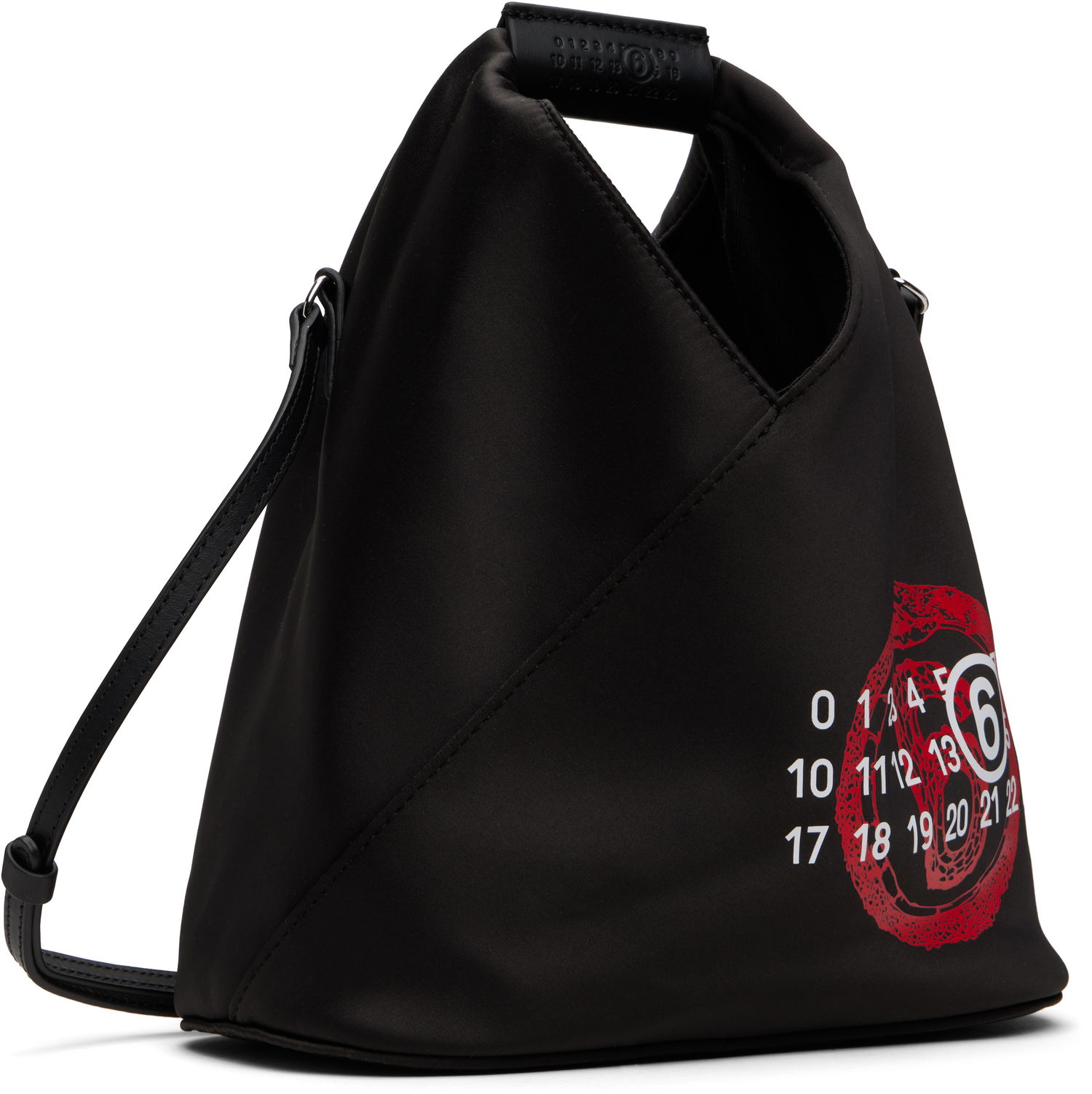 Kabelka Maison Margiela MM6 Maison Margiela 'Year of the Snake' Triangle Crossbody Bag Čierna | SB6WD0026 P7364, 1