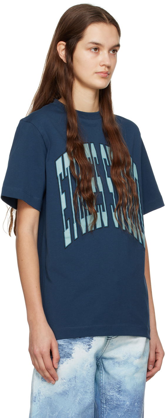 Tričko Études Études Wonder College T-Shirt Modrá | E23MM109A01043, 1