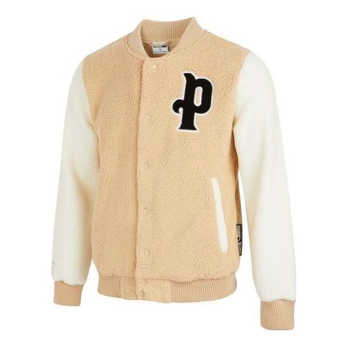 Bomber bunda Puma Sherpa Baseball Jacket Béžová | 536182-20, 0