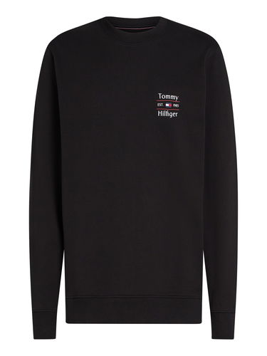 Sveter Tommy Hilfiger Tommy Hilfiger Stack Sweatshirt Čierna | MW0MW38673BDS, 4