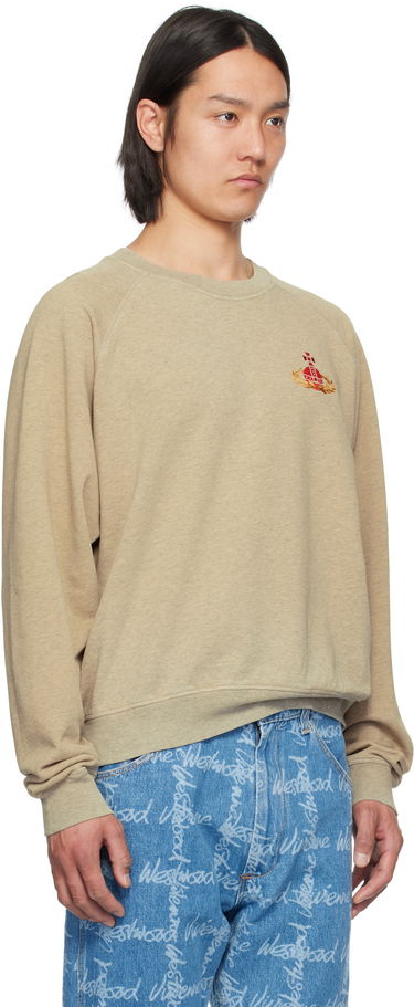 Sveter Vivienne Westwood Vivienne Westwood Overdye Raglan Sweatshirt Béžová | 3I010004-J008P-, 1