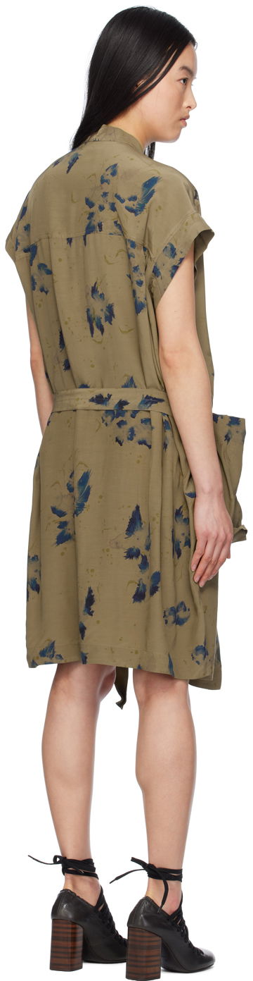 Šaty LEMAIRE Lemaire Asymmetrical Minidress Zelené | DR1063 LF1262, 2