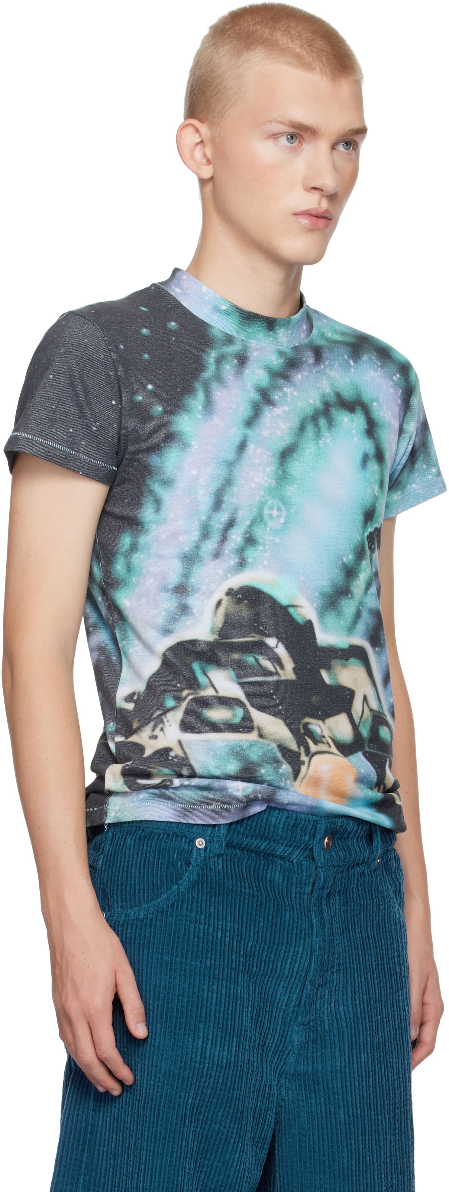 Tričko ERL ERL Space Graphic T-Shirt Modrá | ERL09T003, 1