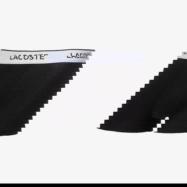 Boxerky Lacoste LACOSTE Cotton Stretch Trunk (3-Pack) Čierna | 5H2392 031, 1