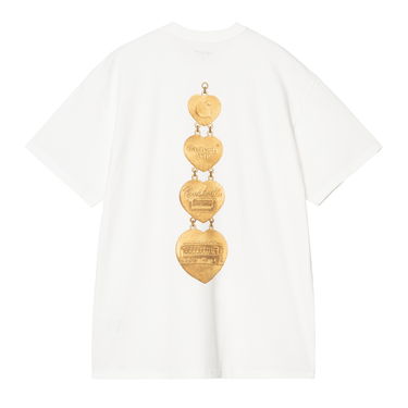 Tričko Carhartt WIP Carhartt WIP Hartt Chain Short Sleeve T-Shirt Biela | I034663_14, 1