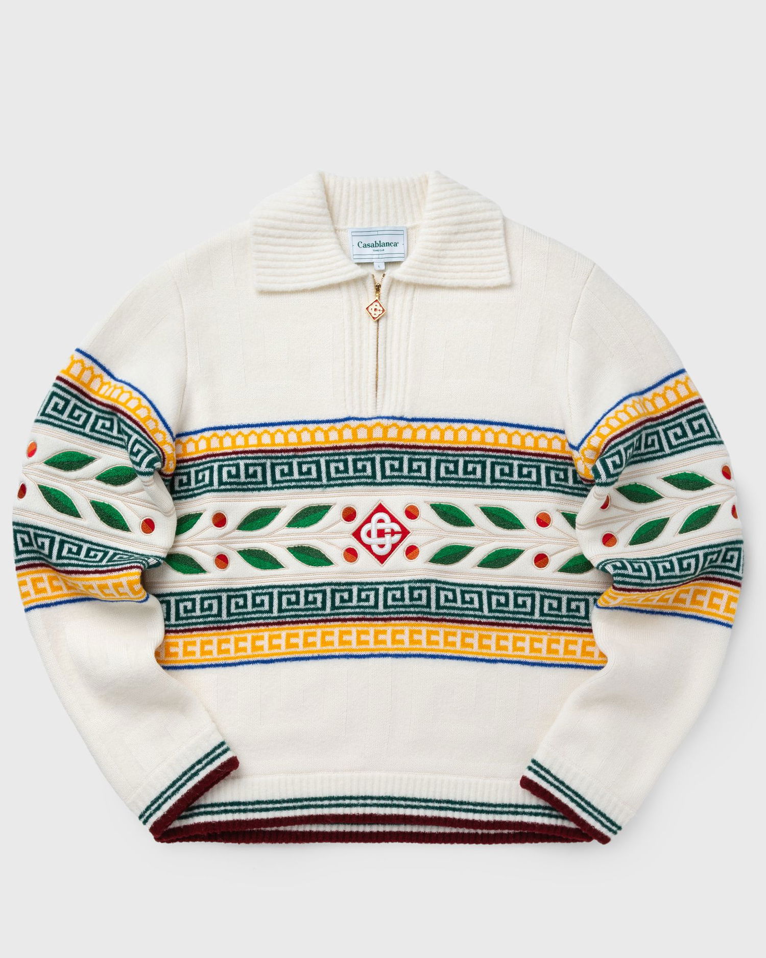 Sveter Casablanca LAURIEL OLYMPIQUE JUMPER Zelené | MF24-KW-773-01, 0