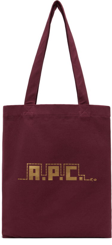 Tote bag A.P.C. Burgundy Lou Tote Bag Vínová | COHHN-M67001, 0