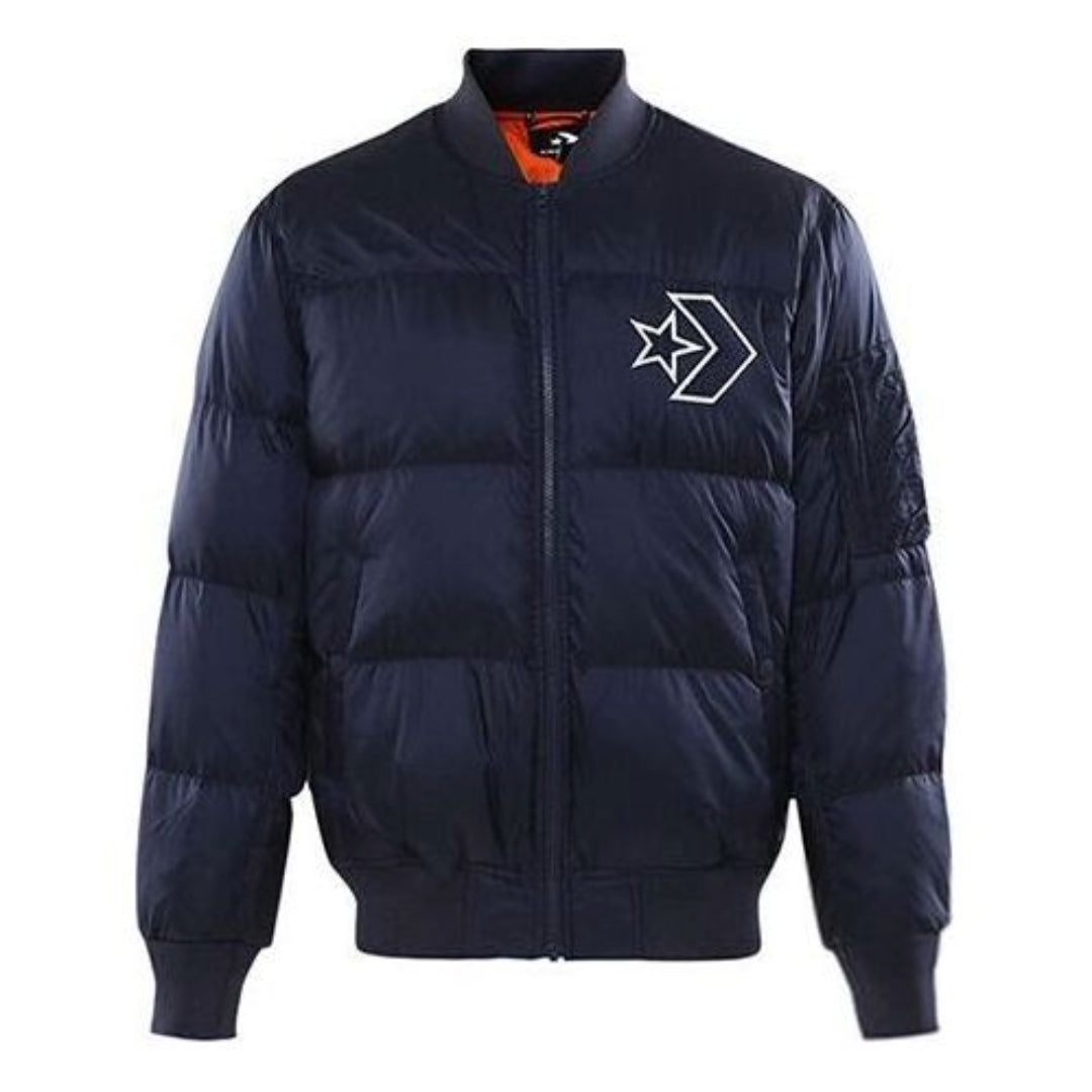 Bomber bunda Converse Star Chevron Puffer Jacket Modrá | 10006883-A02, 0