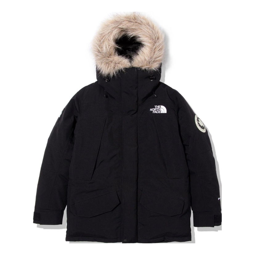 Parka The North Face Antarctica Parka Nuptse Fur Hood Down Jacket Čierna | ND92238K
