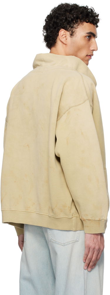 Mikina R13 R13 Paperbag Zip-Up Sweatshirt Béžová | R13WK347-001BF, 2