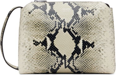 Taška cez rameno Khaite KHAITE Lina Snakeskin Crossbody Bag Béžová | H4010-803, 0