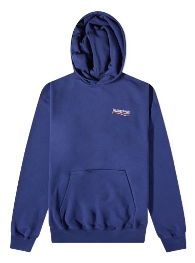 Mikina Balenciaga Oversized Political Campiagn Hoody Navy | 620973-TKVI9-1195