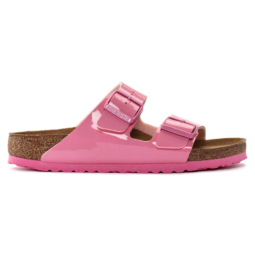 Tenisky a topánky Birkenstock Arizona Birko-Flor Patent Narrow Fit Ružová | 1024041, 0