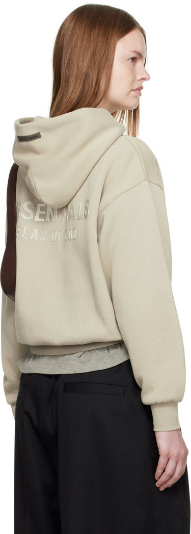 Mikina Fear of God Fear of God ESSENTIALS Classic Fit Hoodie Béžová | 192SP255546FW, 2