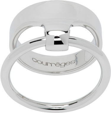 Prsteň Courrèges Polished Double Band Ring Metalická | 324ABG025LA0001, 0