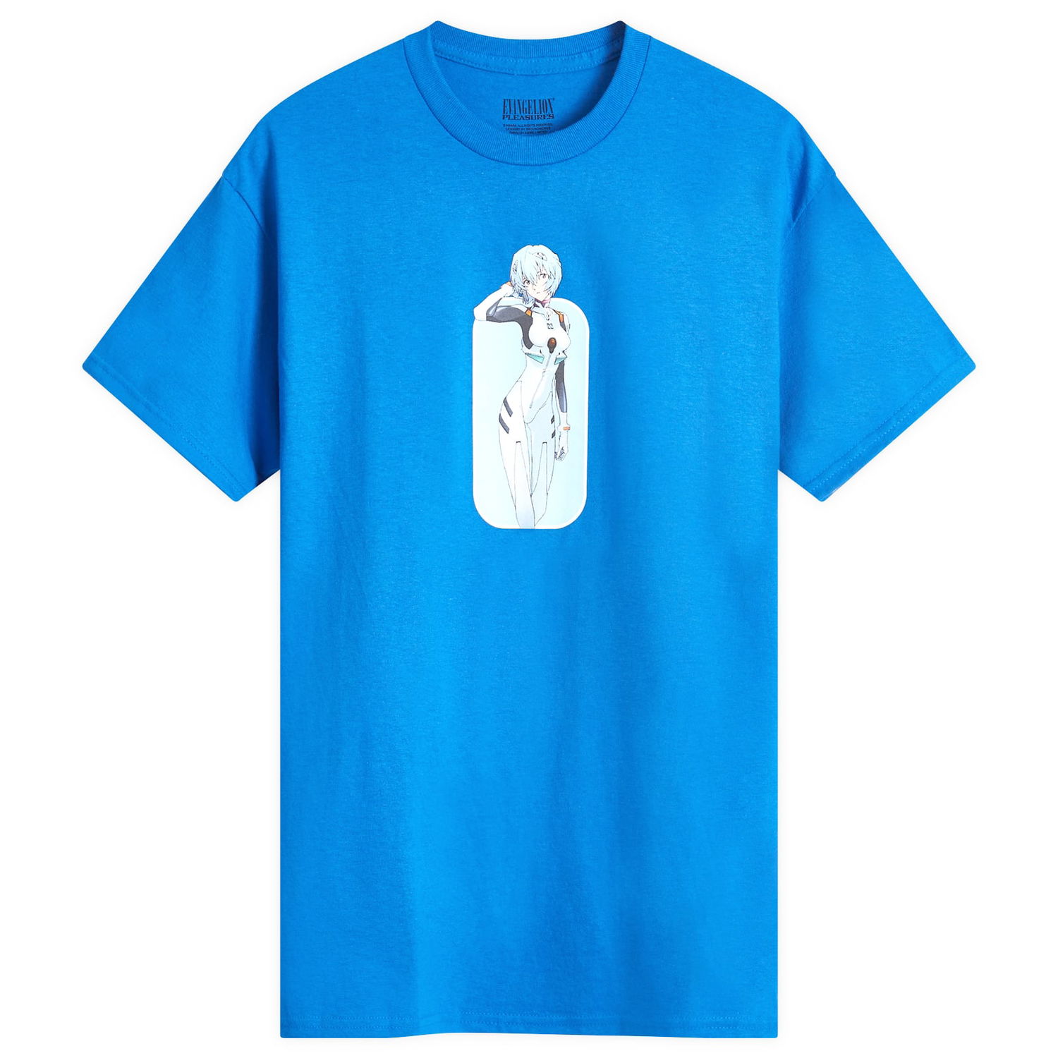 Tričko Pleasures Rei T-Shirt Modrá | P24E014-BLU, 0