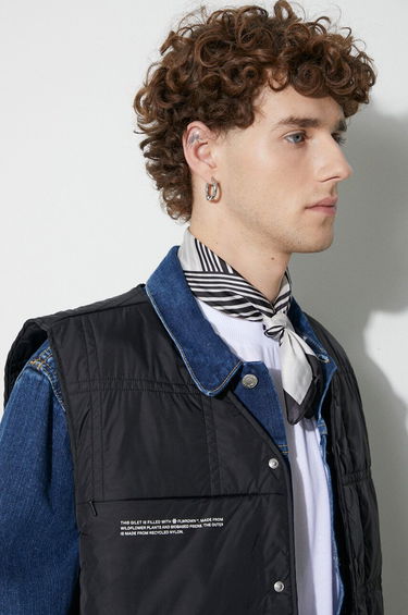 Vesta PANGAIA Pangaia Quilted Vest Čierna | 10000530, 4