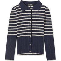 Sveter A.P.C. Mallory Striped Cardigan Navy | WSAAZ-F22251-TIQ, 1