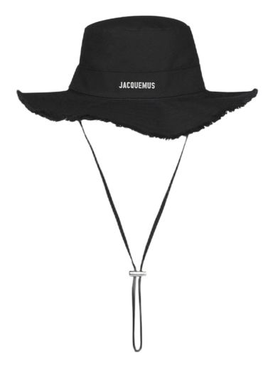 Klobúk Jacquemus Bob Artichaut Large Brim Čierna | 213AC002-5001-990