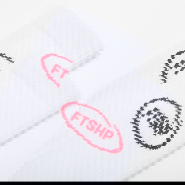 Ponožky Footshop Basic Crew Socks 3-Pack White Biela | FTSHP_357, 5