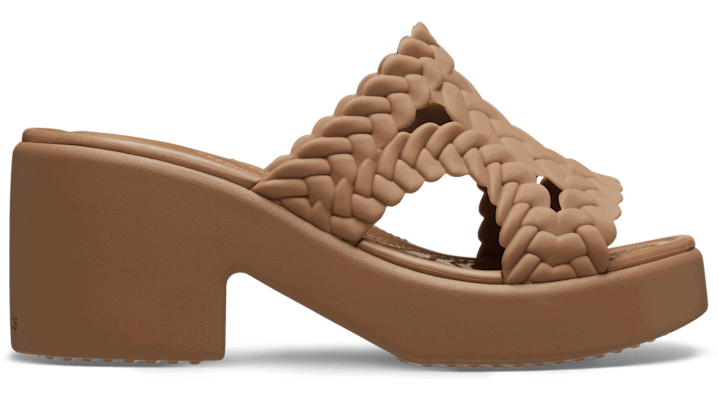 Tenisky a topánky Crocs Brooklyn Woven Heel Sandals Hnedá | 209979-2EY, 0