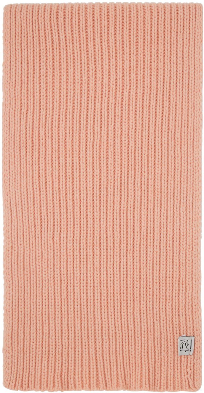 Šál Baserange Baserange Rib Knit Scarf Ružová | ACSC-RW-WI23, 1