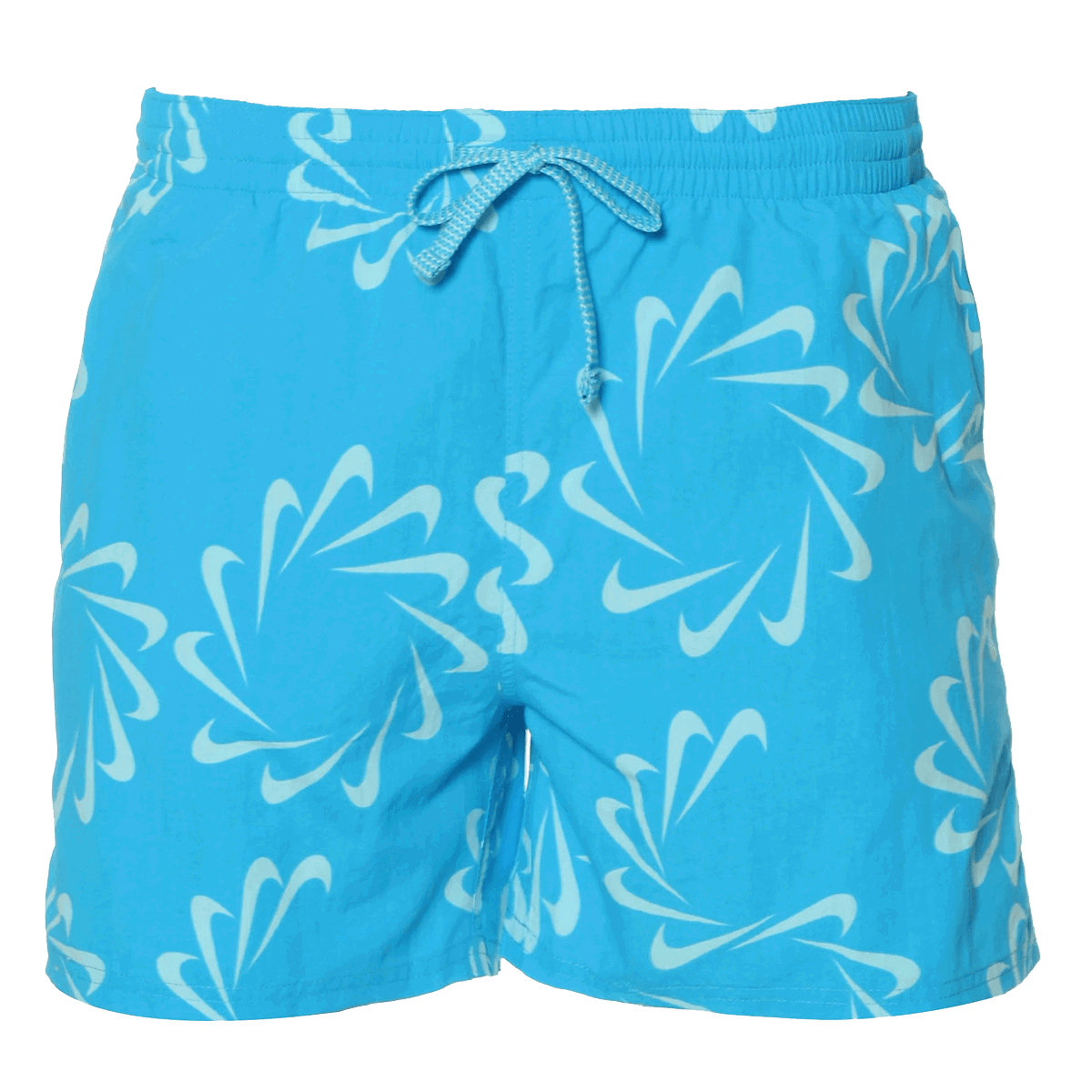 Plavky Nike 5" Volley Short with Swirl Pattern Modrá | NESSD509-480, 0
