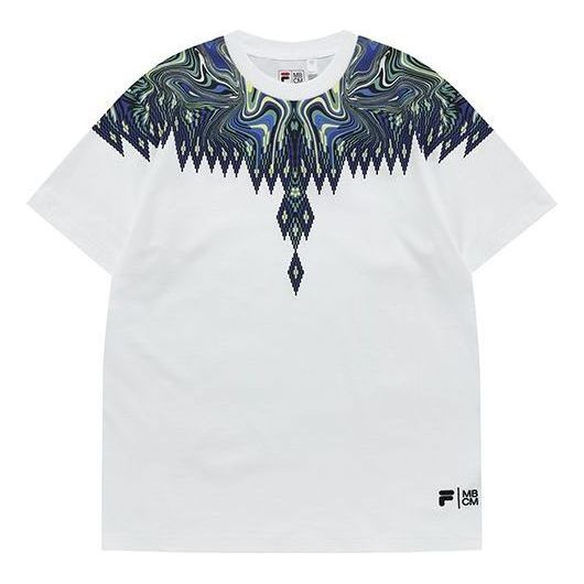 Tričko FILA Marcelo Burlon Fusion Graphic T-Shirt Biela | T11U229101F-WT