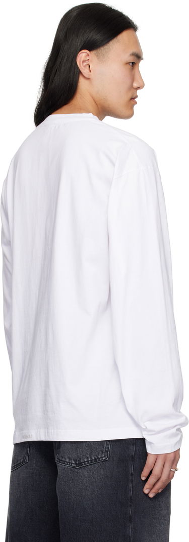 Sveter We11done We11done Spark Logo Long Sleeve T-Shirt Biela | WD-TT0-25-752-U-WH, 2